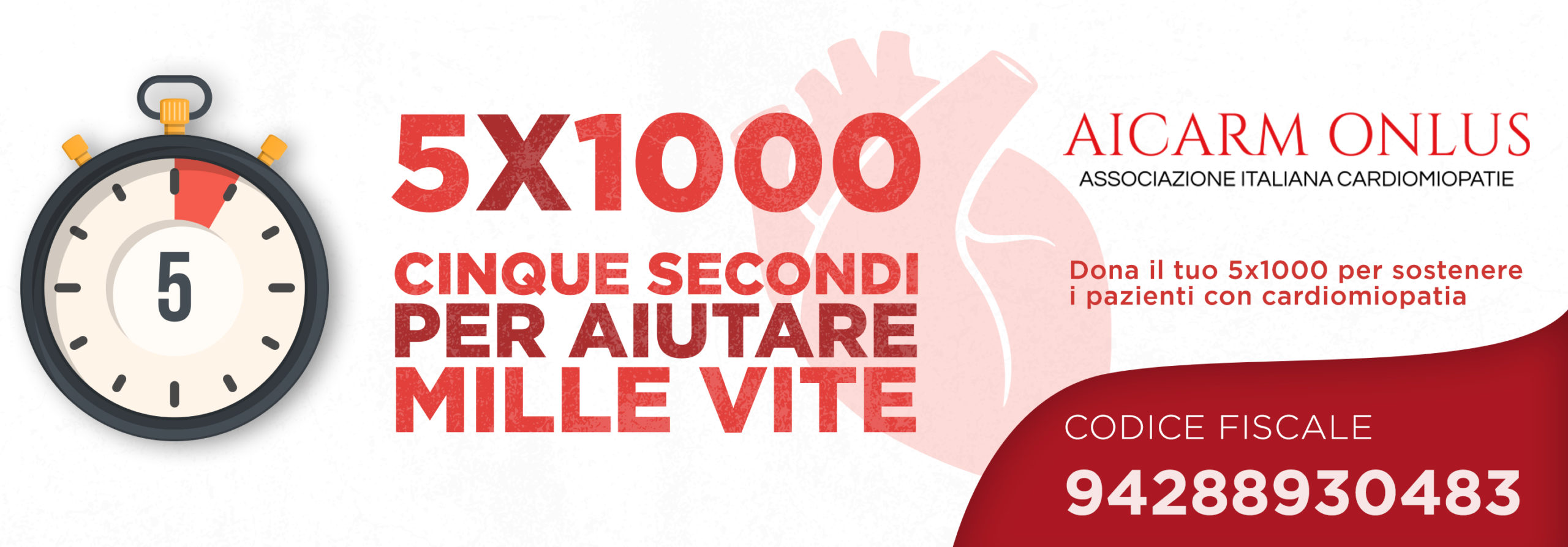 dona il 5x1000 a Aicarm