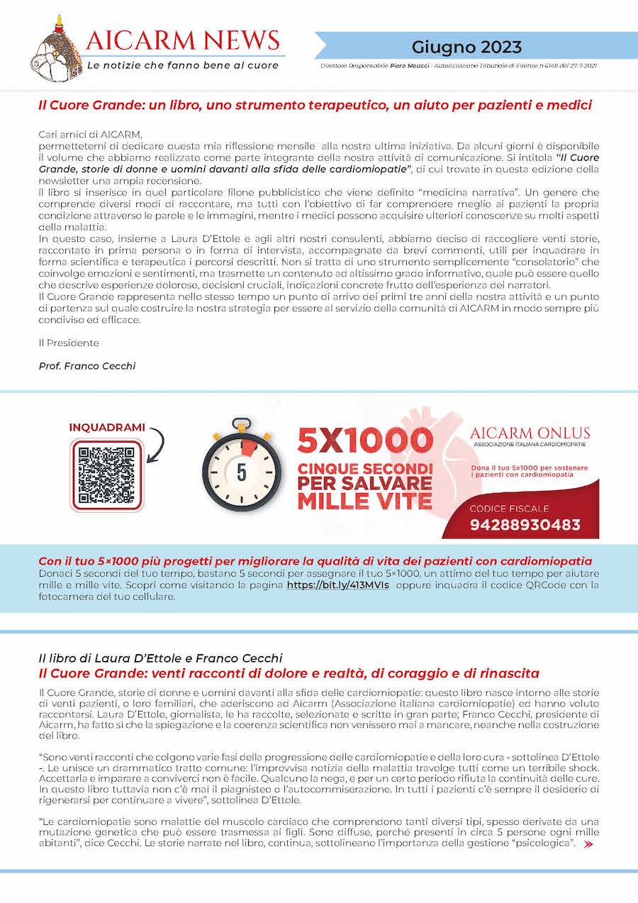 AICARM NEWS Giugno 2023